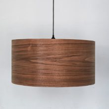 Spiral Walnut - Handmade Wooden Ceiling Light