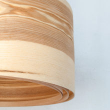 Spiral Olive - Handmade Wooden Ceiling Light