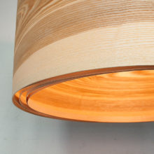 Spiral Olive - Handmade Wooden Ceiling Light