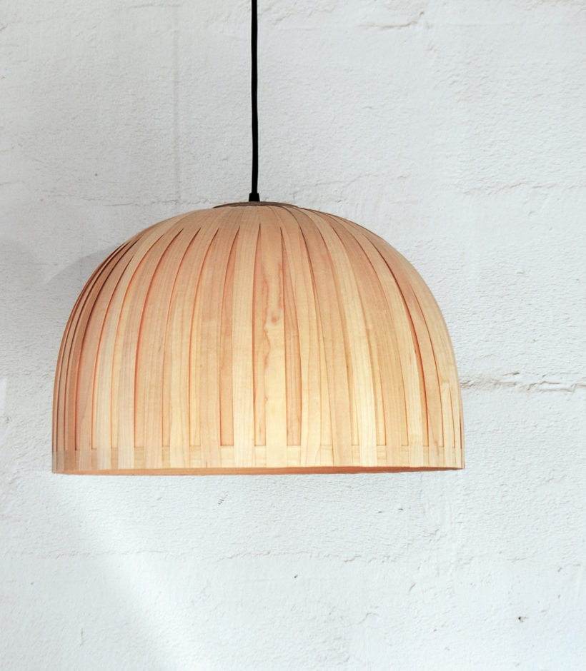 Bell Maple - Χειροποίητο Ξύλινο Φωτιστικό Οροφής