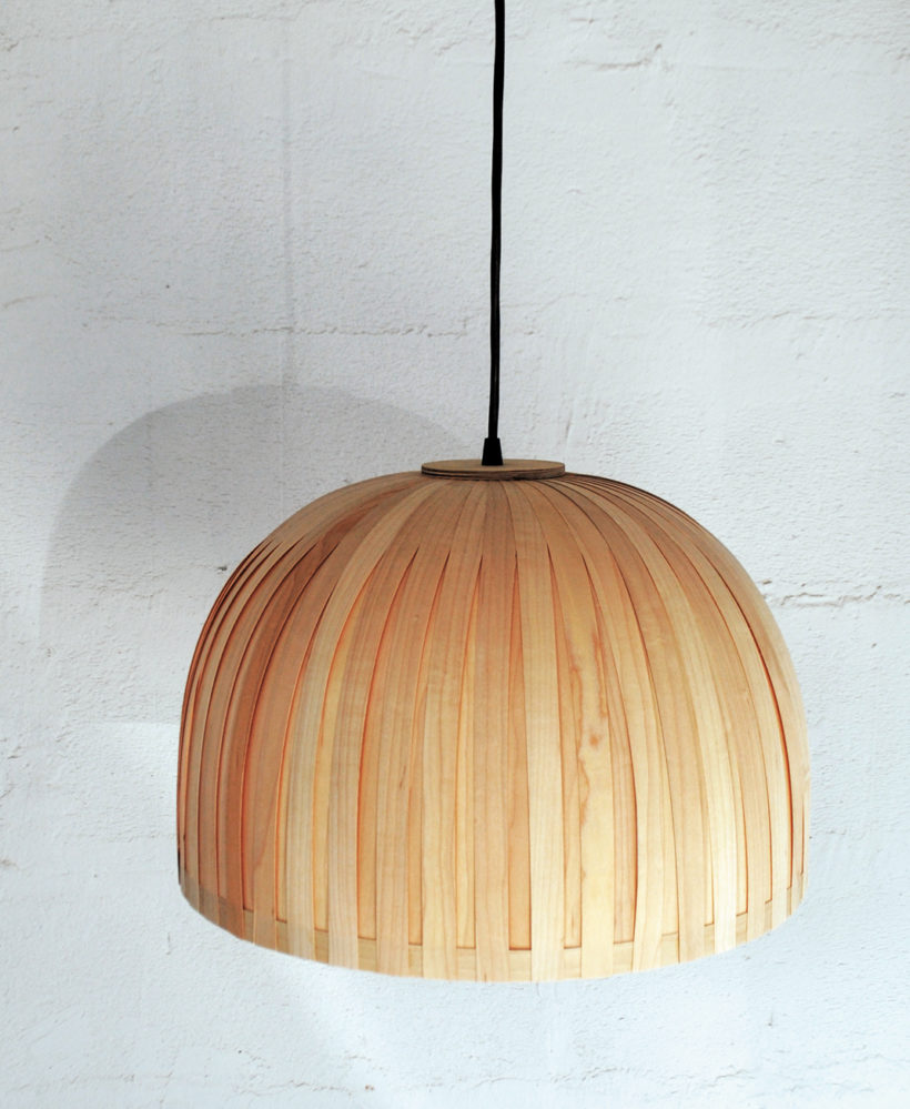 Bell Maple - Χειροποίητο Ξύλινο Φωτιστικό Οροφής