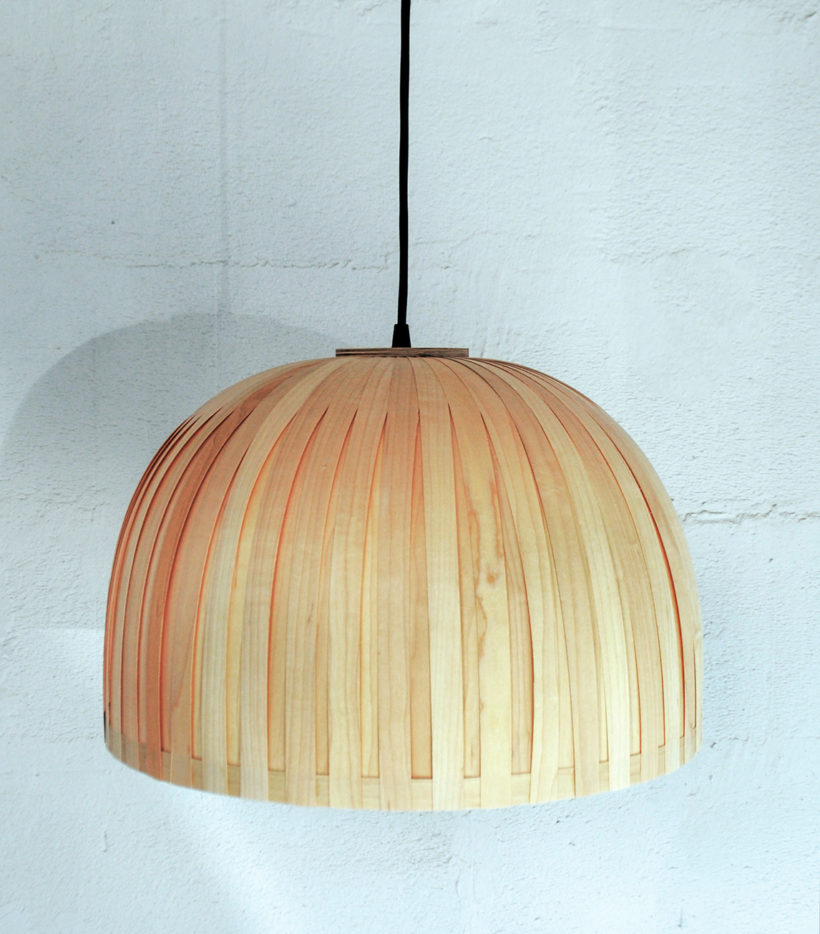 Bell Maple - Χειροποίητο Ξύλινο Φωτιστικό Οροφής