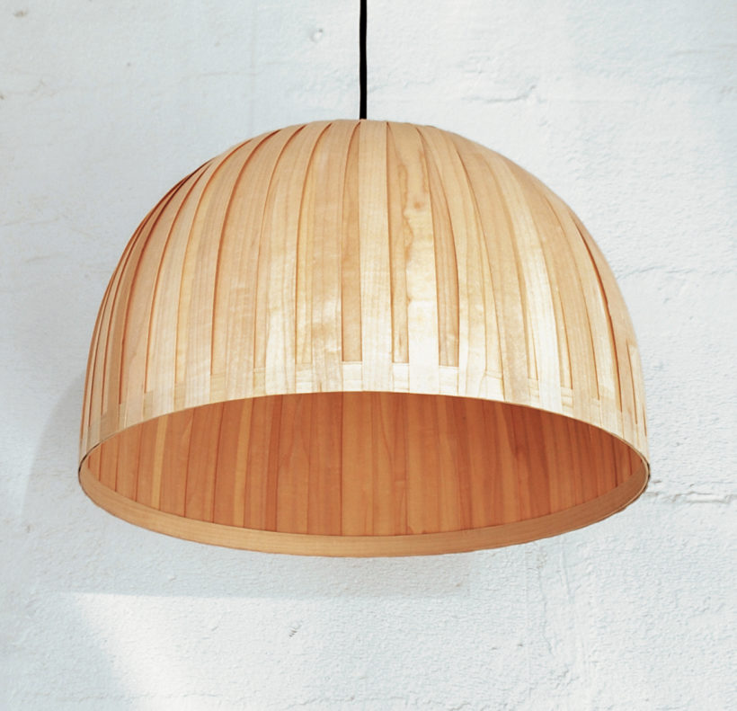 Bell Maple - Χειροποίητο Ξύλινο Φωτιστικό Οροφής