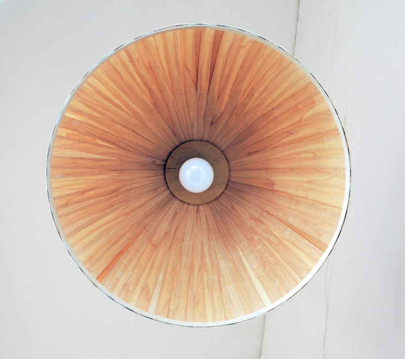 Bell Maple - Χειροποίητο Ξύλινο Φωτιστικό Οροφής