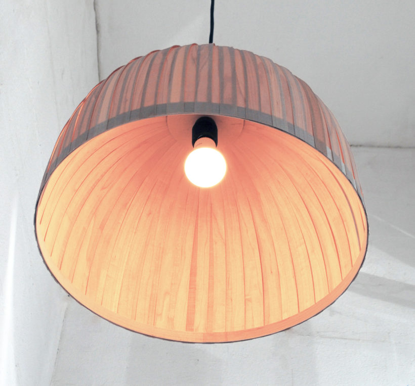 Bell Maple - Χειροποίητο Ξύλινο Φωτιστικό Οροφής