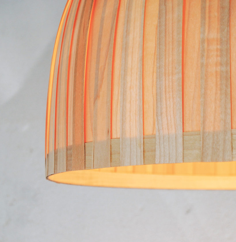 Bell Maple - Χειροποίητο Ξύλινο Φωτιστικό Οροφής