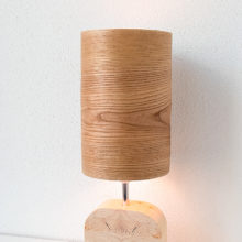 Handmade Wooden Table Lamp 'Motif Wood 4 Elm'
