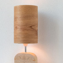 Handmade Wooden Table Lamp 'Motif Wood 4 Elm'