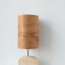 Handmade Wooden Table Lamp 'Motif Wood 4 Elm'