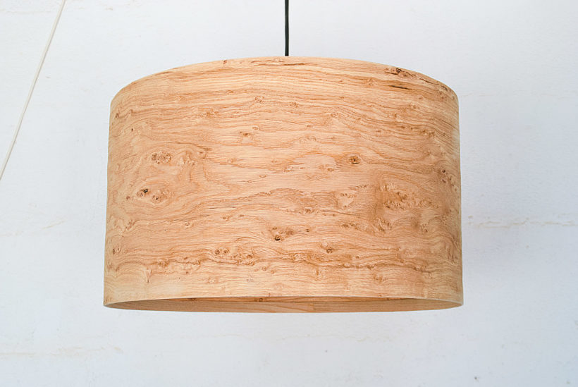 Handmade Wooden Ceiling Light - 'Oak Rustic'