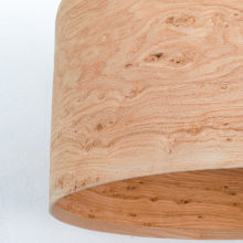 Handmade Wooden Ceiling Light - 'Oak Rustic'