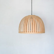 X Bell Bamboo - Handmade Wooden Ceiling Light