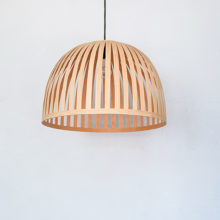 X Bell Bamboo - Handmade Wooden Ceiling Light
