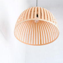X Bell Bamboo - Handmade Wooden Ceiling Light