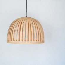X Bell Bamboo - Handmade Wooden Ceiling Light