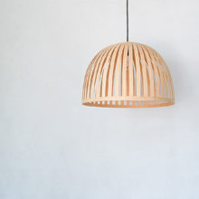 X Bell Bamboo - Handmade Wooden Ceiling Light