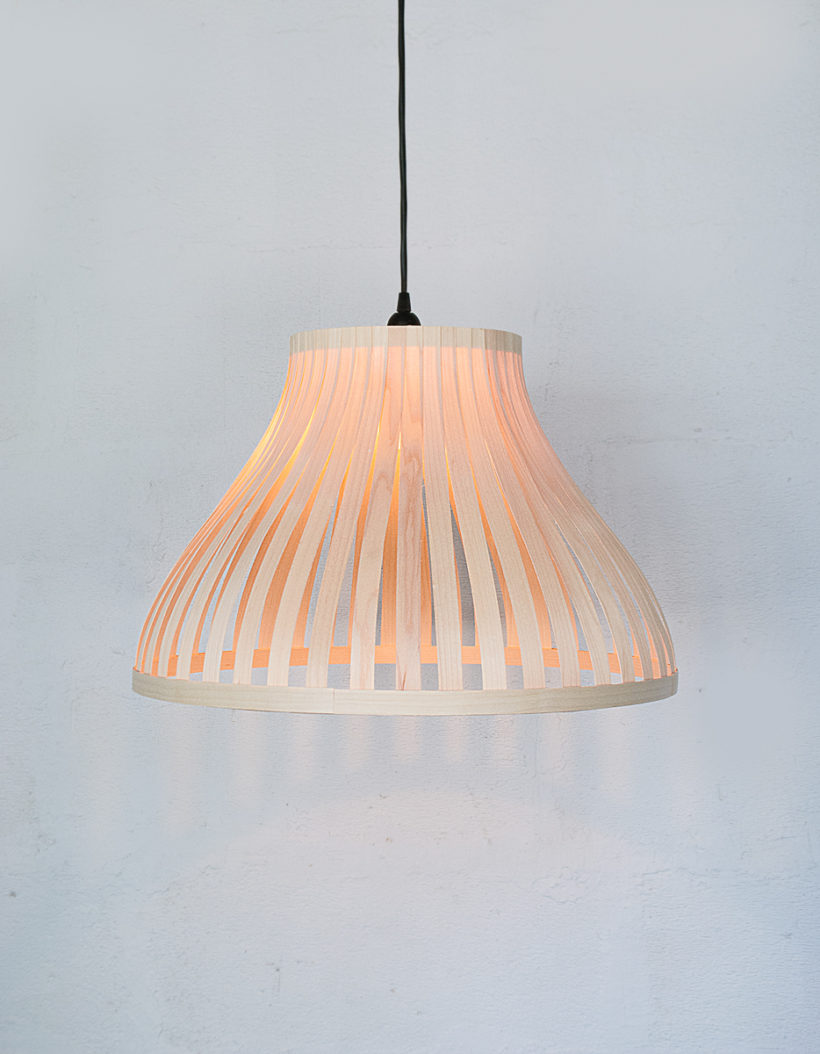 X-Lamp Maple - Handmade Wooden Ceiling Light