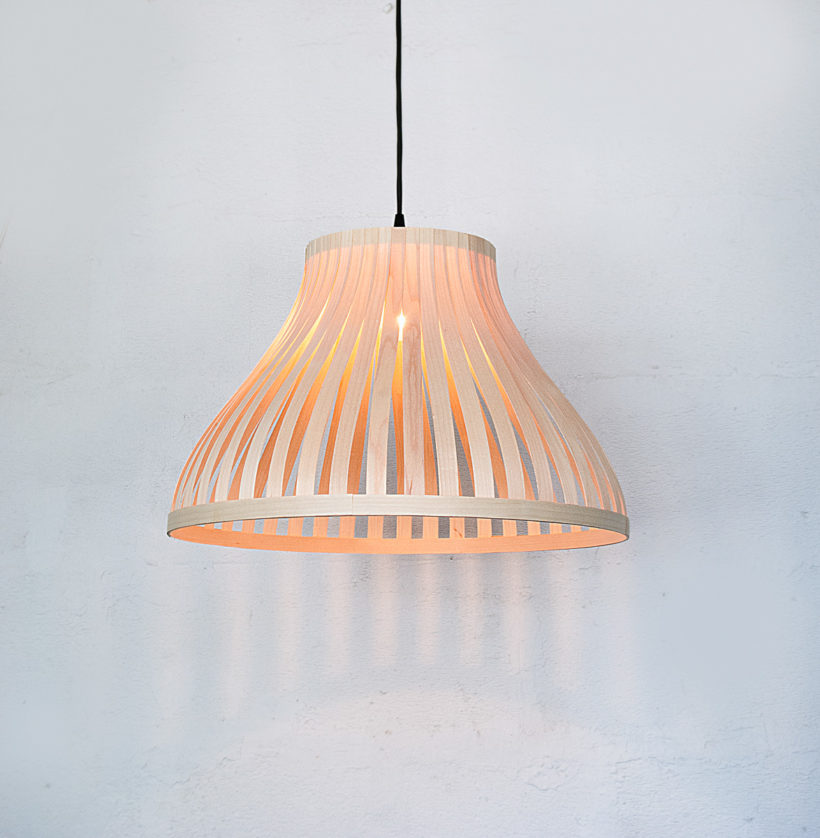 X-Lamp Maple - Handmade Wooden Ceiling Light