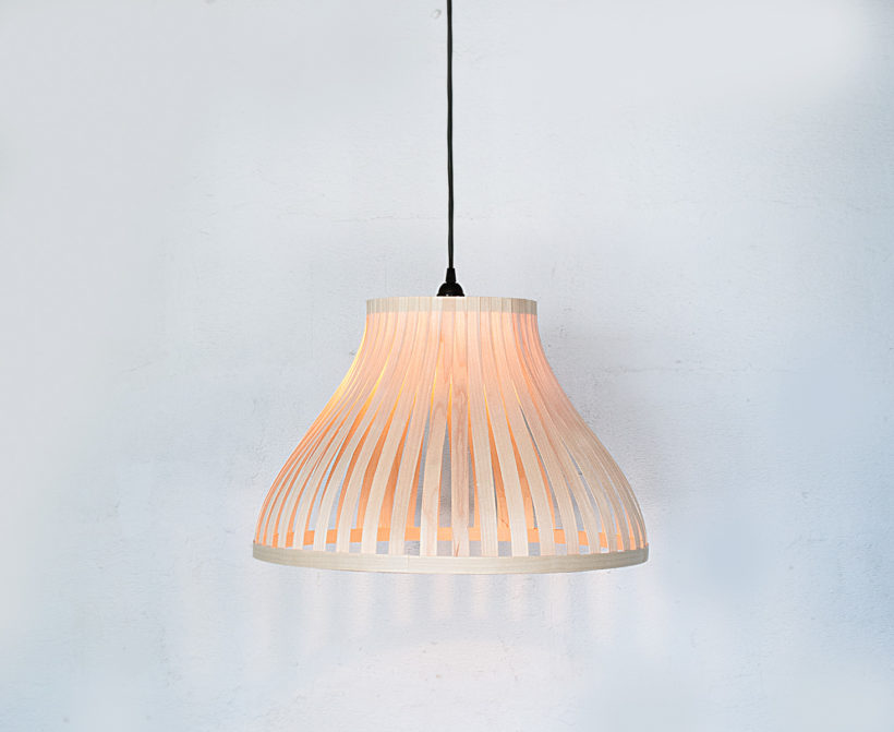 X-Lamp Maple - Handmade Wooden Ceiling Light