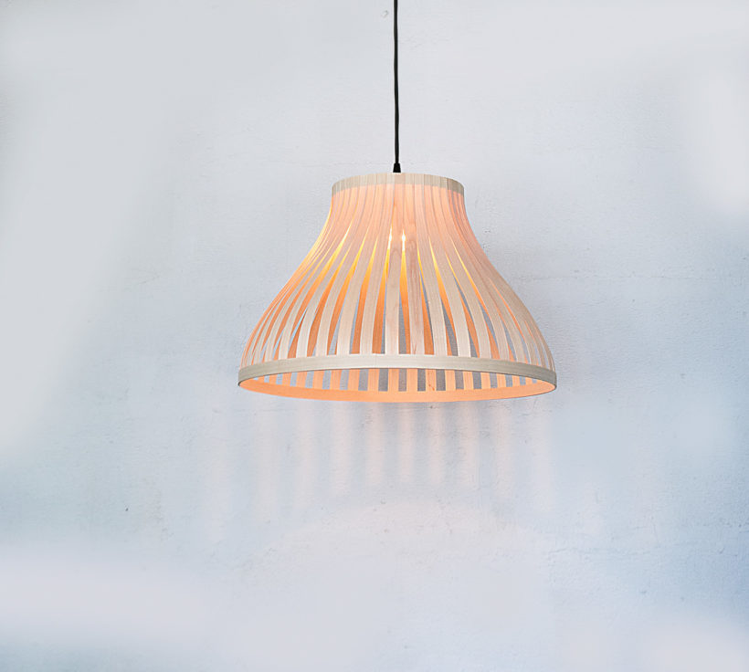 X-Lamp Maple - Handmade Wooden Ceiling Light