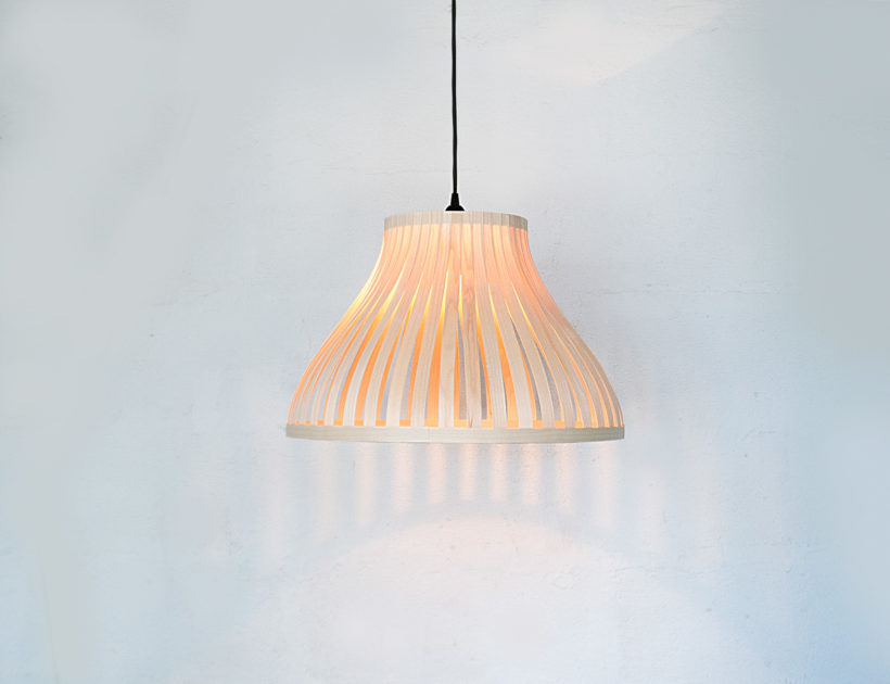 X-Lamp Maple - Handmade Wooden Ceiling Light
