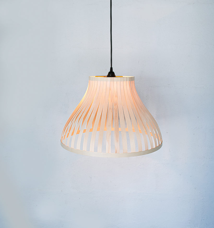 X-Lamp Maple - Handmade Wooden Ceiling Light