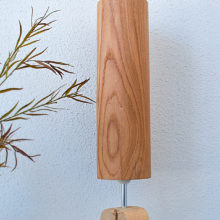 Handmade Wooden Table Lamp 'Motif Wood 2 Oak Tall'