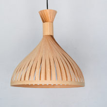 Handmade Wooden Ceiling Light - 'Tropical I'