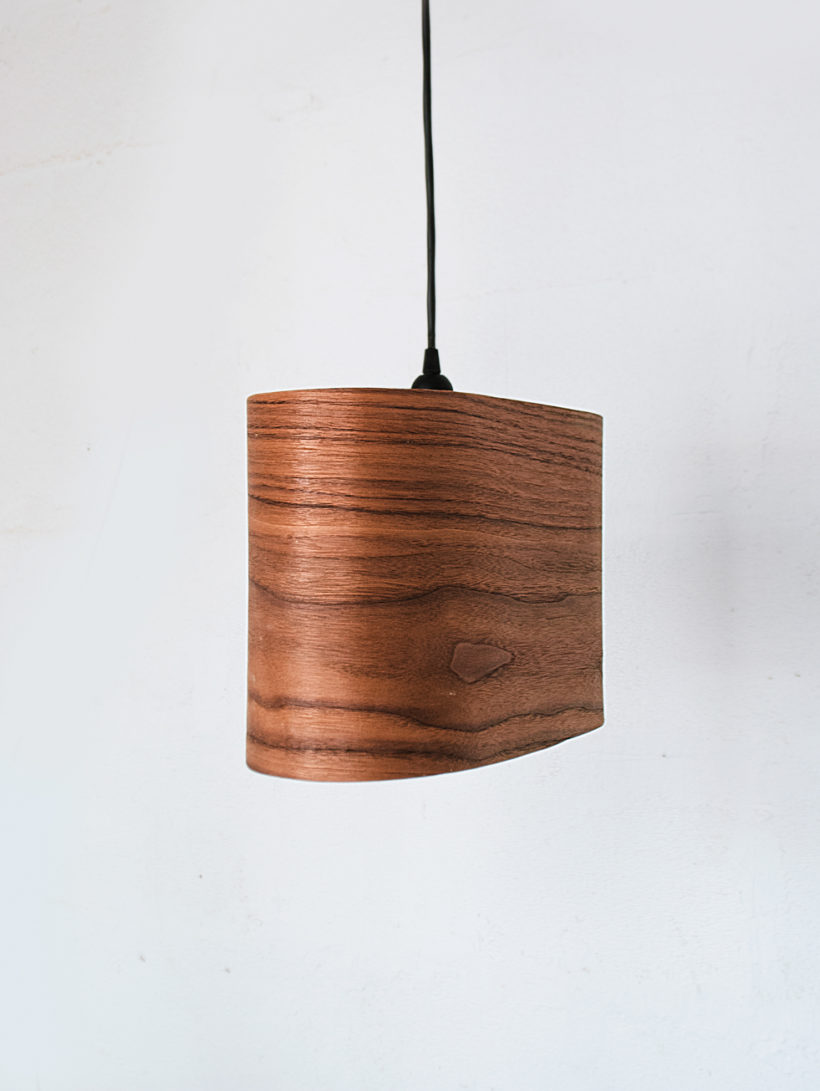 Wagon Walnut - Handmade Wooden Ceiling Light