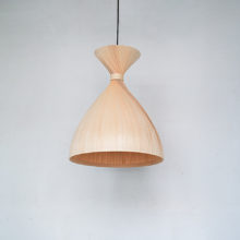 Handmade Wooden Ceiling Light - 'Teepee Maple'