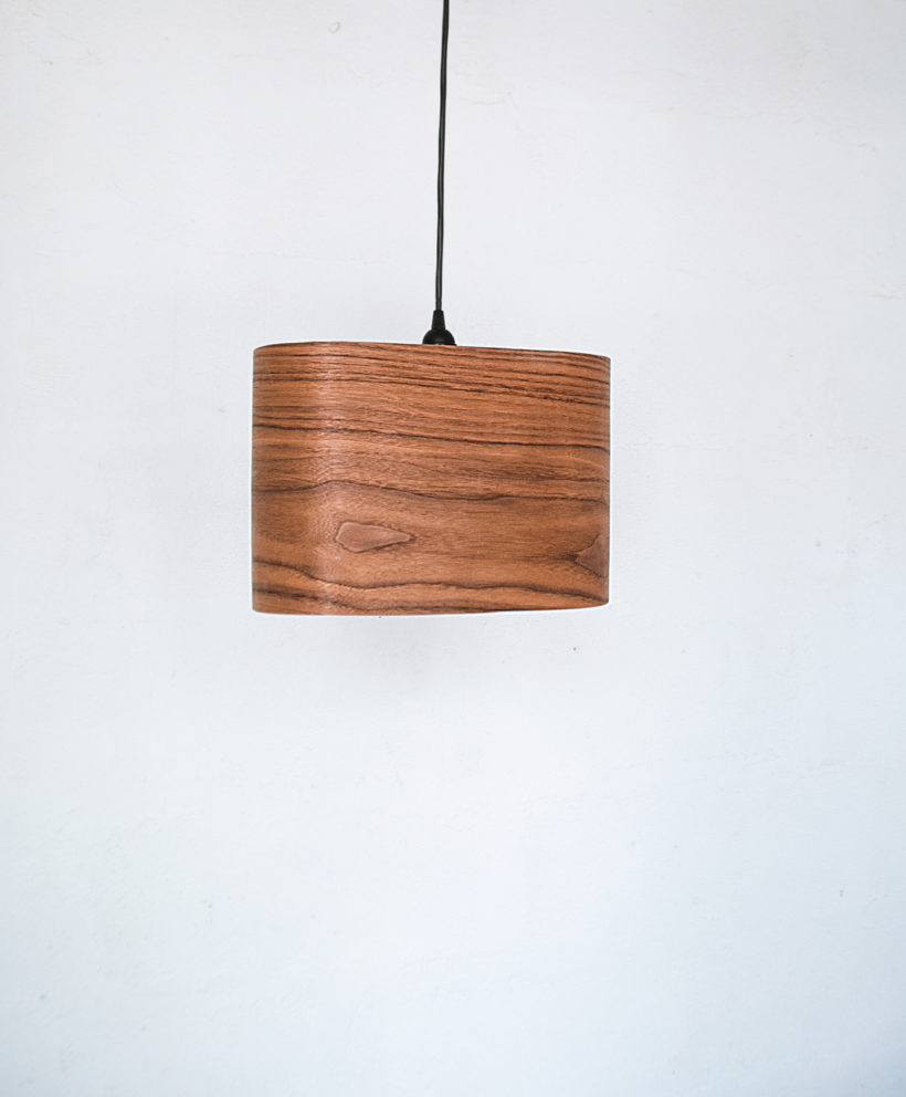 Wagon Walnut - Handmade Wooden Ceiling Light