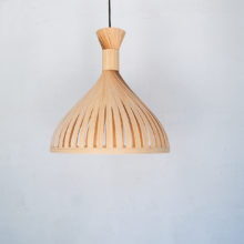 Handmade Wooden Ceiling Light - 'Tropical I'