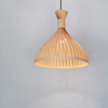 Handmade Wooden Ceiling Light - 'Tropical I'