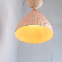 Handmade Wooden Ceiling Light - 'Teepee Maple'