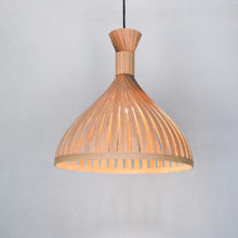 Handmade Wooden Ceiling Light - 'Tropical I'