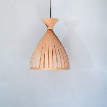 Handmade Wooden Ceiling Light - 'X Teepee Maple'