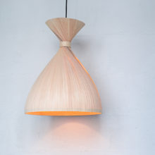 Handmade Wooden Ceiling Light - 'Teepee Maple'