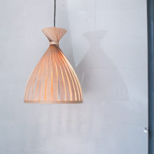 Handmade Wooden Ceiling Light - 'X Teepee Maple'