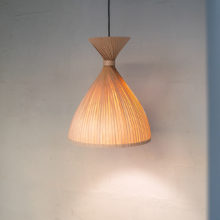 Handmade Wooden Ceiling Light - 'Teepee Maple'