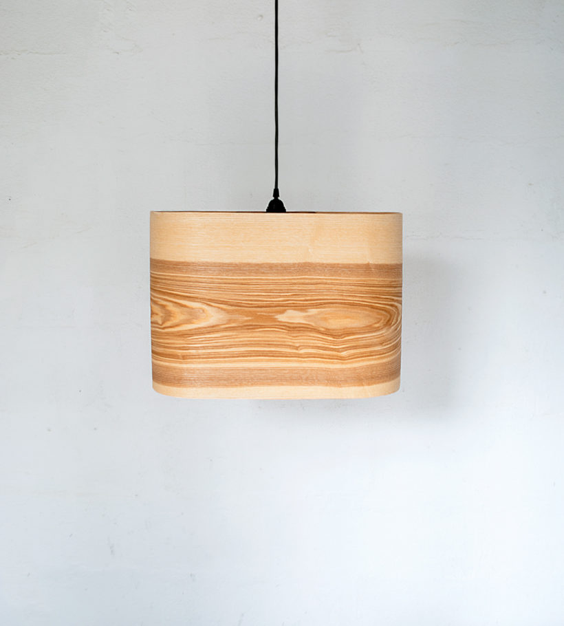 Wagon Olive - Handmade Wooden Ceiling Light