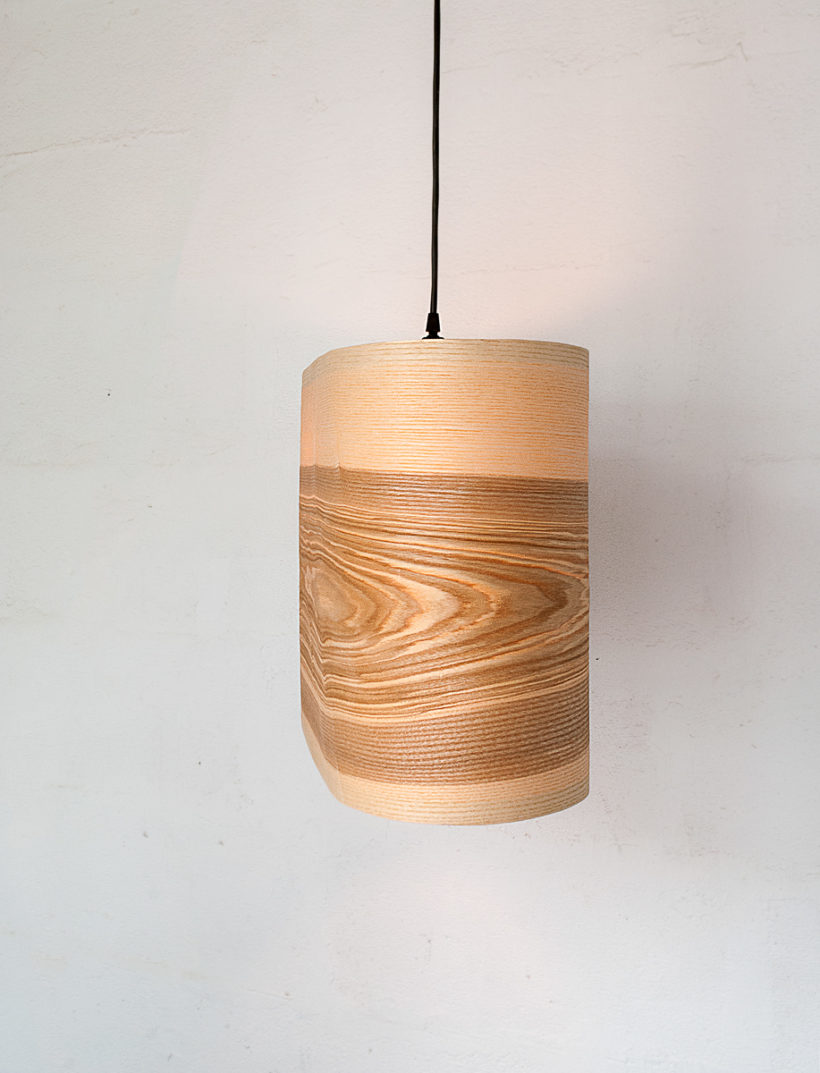 Wagon Olive - Handmade Wooden Ceiling Light