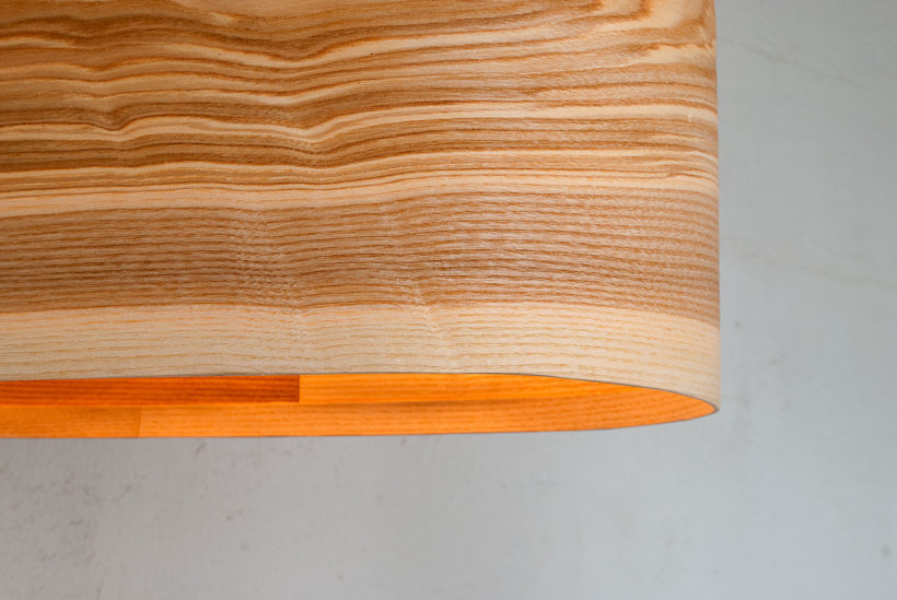 Wagon Olive - Handmade Wooden Ceiling Light