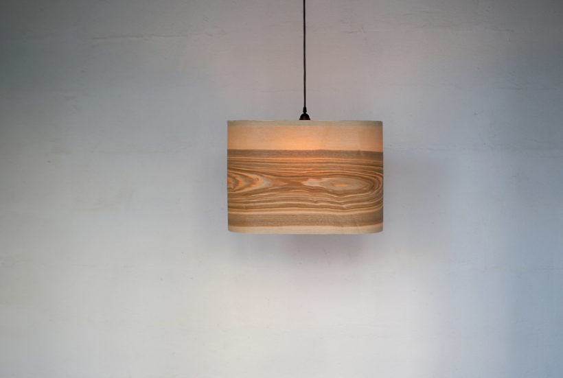 Wagon Olive - Handmade Wooden Ceiling Light