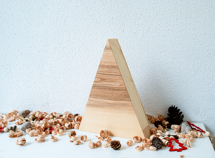 "Tree Big" - Handmade Wooden Christmas Table Lamp