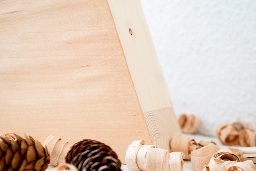 "Tree Small' - Handmade Wooden Christmas Table Lamp