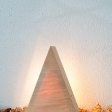 "Tree Small' - Handmade Wooden Christmas Table Lamp