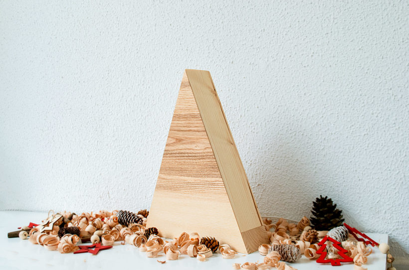 "Tree Big" - Handmade Wooden Christmas Table Lamp