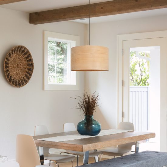 Handmade Wooden Ceiling Light - 'Maple'