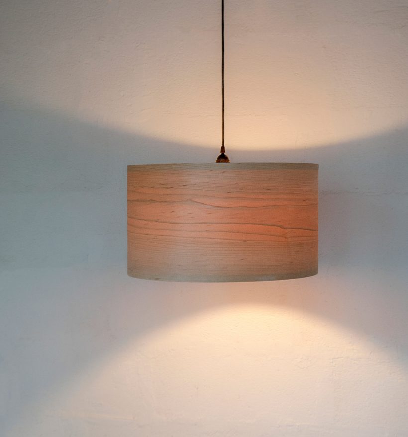 Handmade Wooden Ceiling Light - 'Maple'