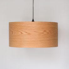 Spiral Oak - Handmade Wooden Ceiling Light